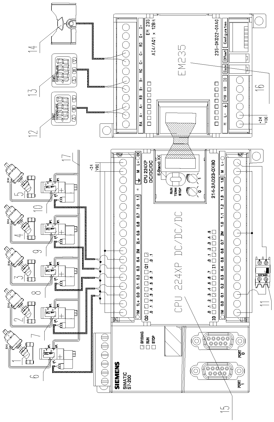 Intelligent air compression control and exhaust system of medical air pressurized oxygen chamber