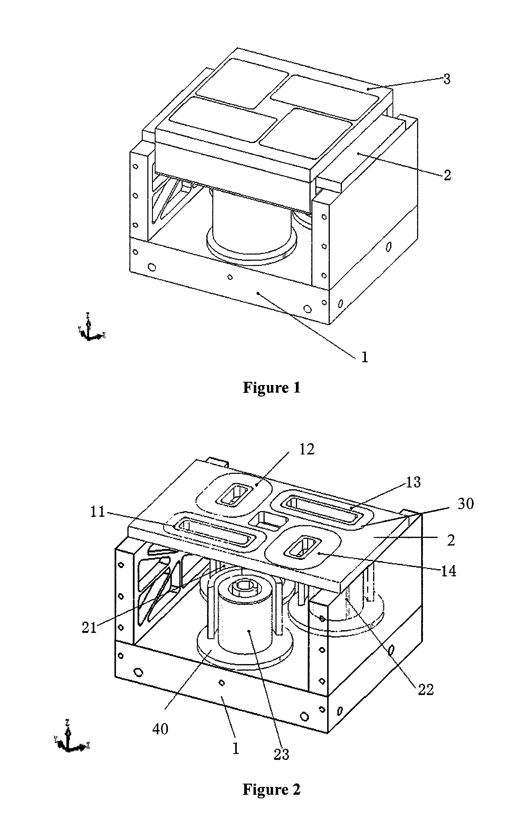 Micro stage with 6 degrees of freedom