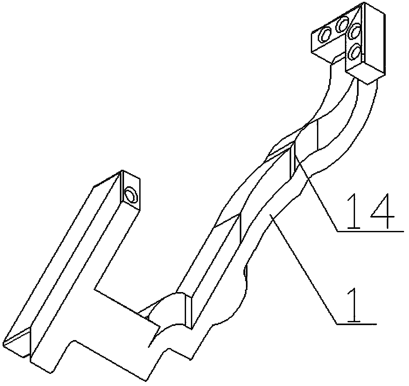 Door frame splicing structure