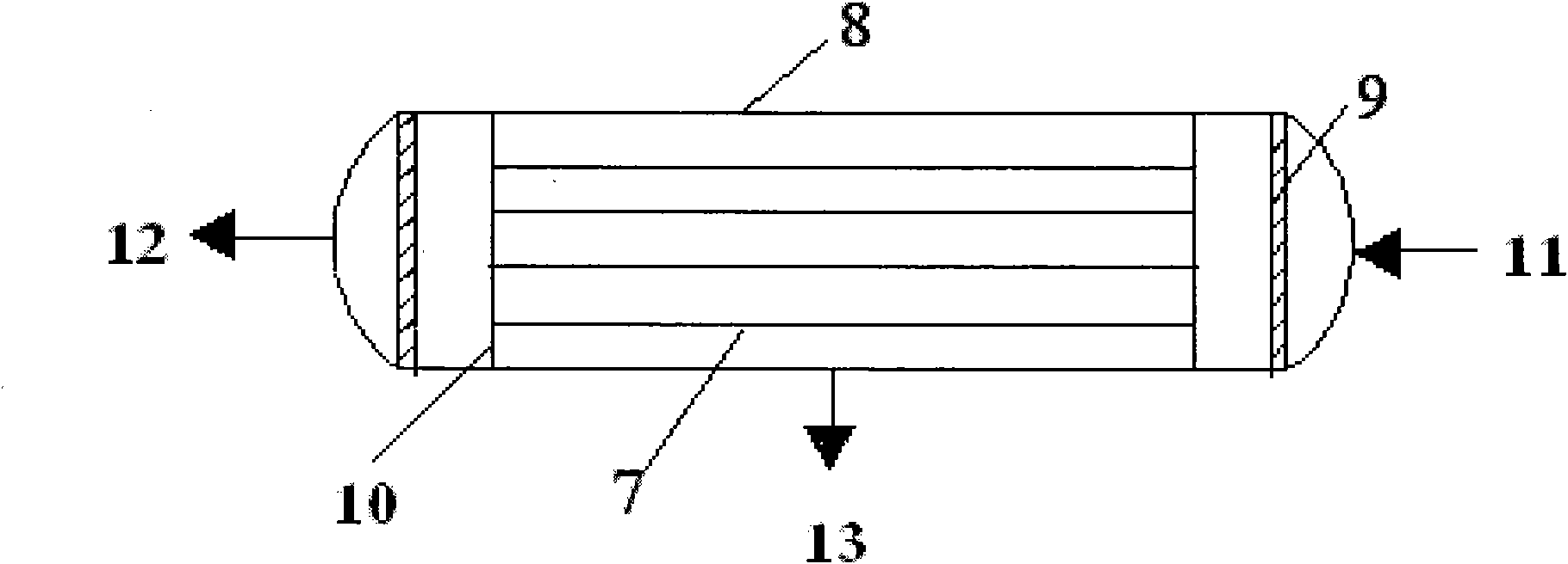 Membrane reactor for use in hydrocarbon oxidization reaction-separation coupling process