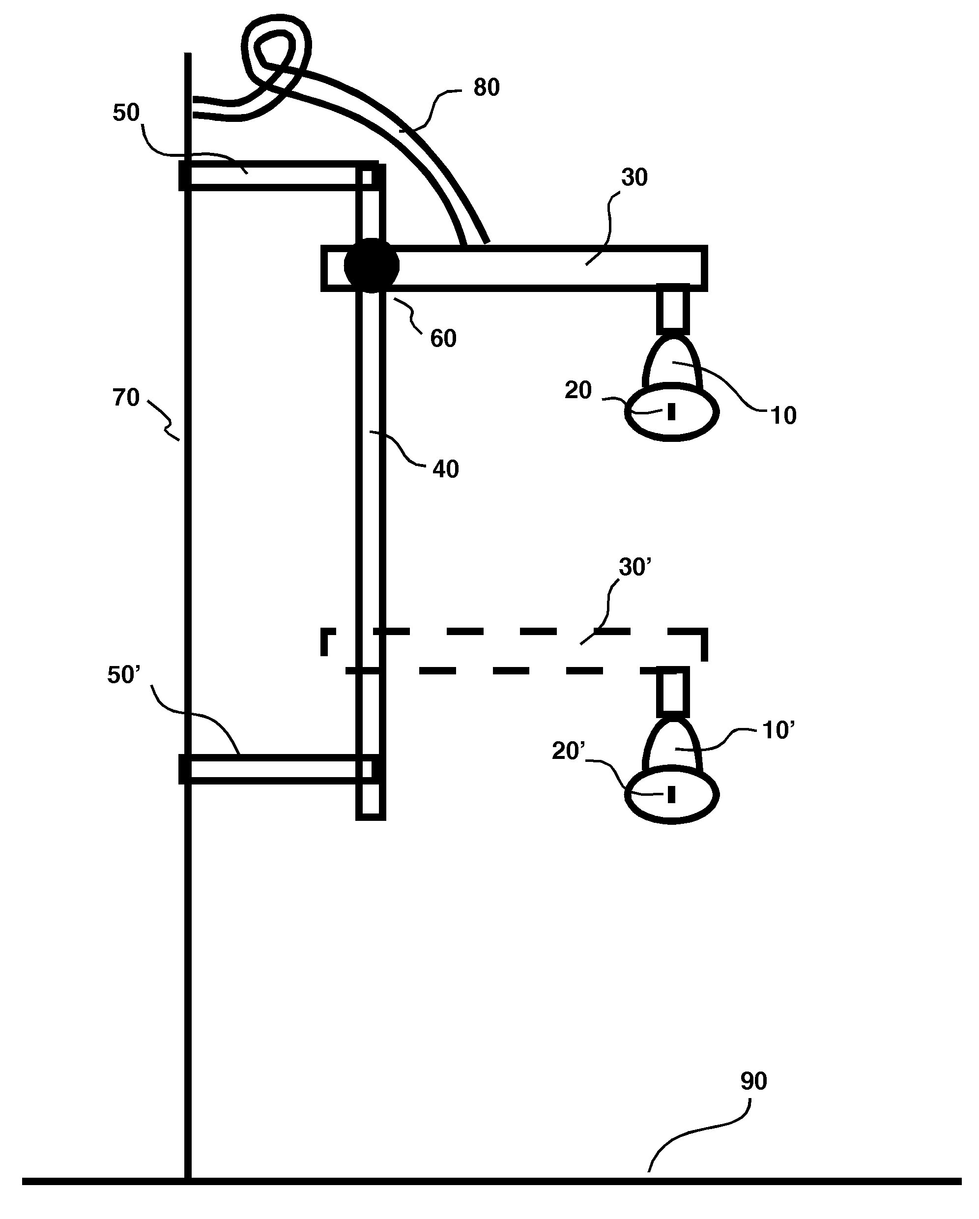 Showerhead presence detection system