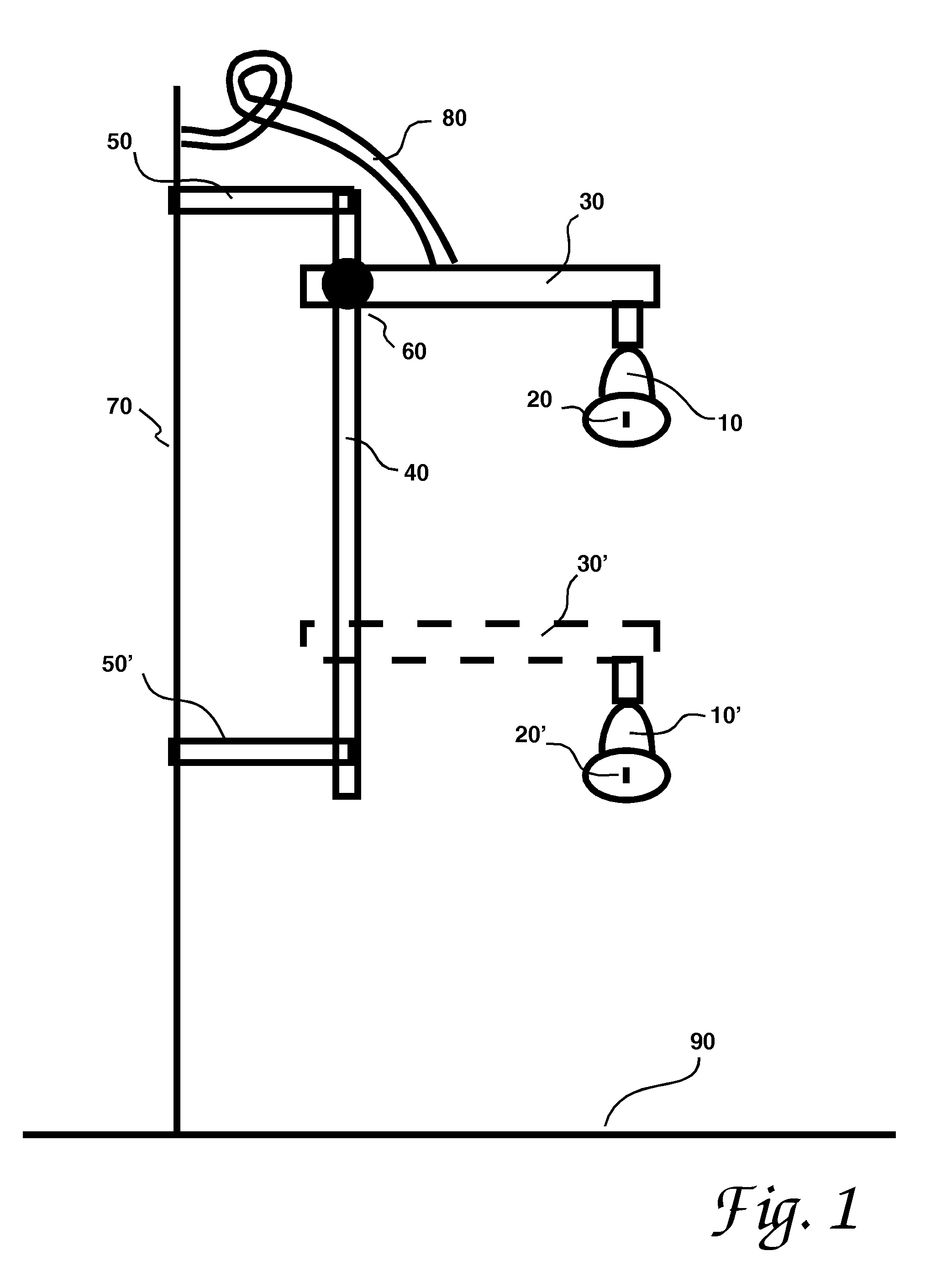 Showerhead presence detection system