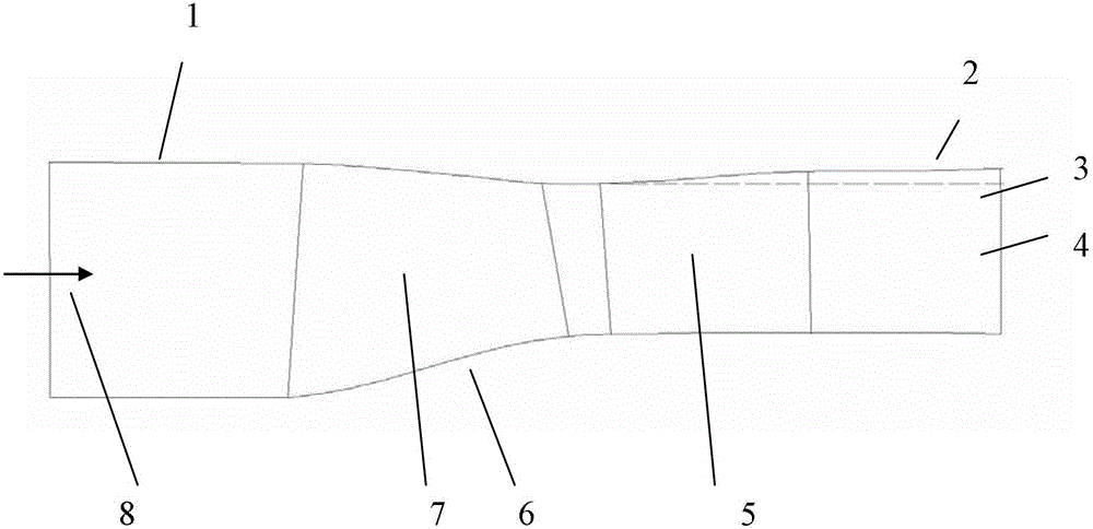 A kind of aerodynamic design method of subsonic adsorption axial flow compressor