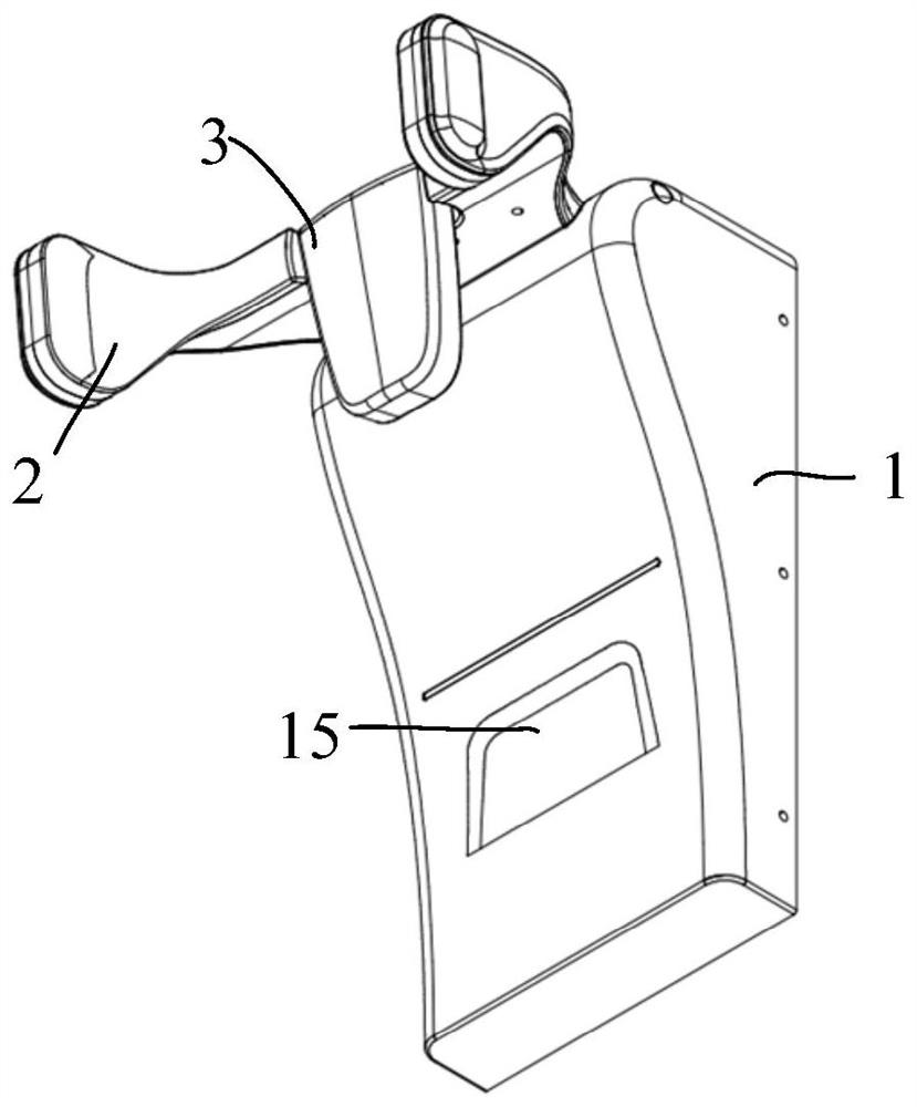 Squatting pan supporting device