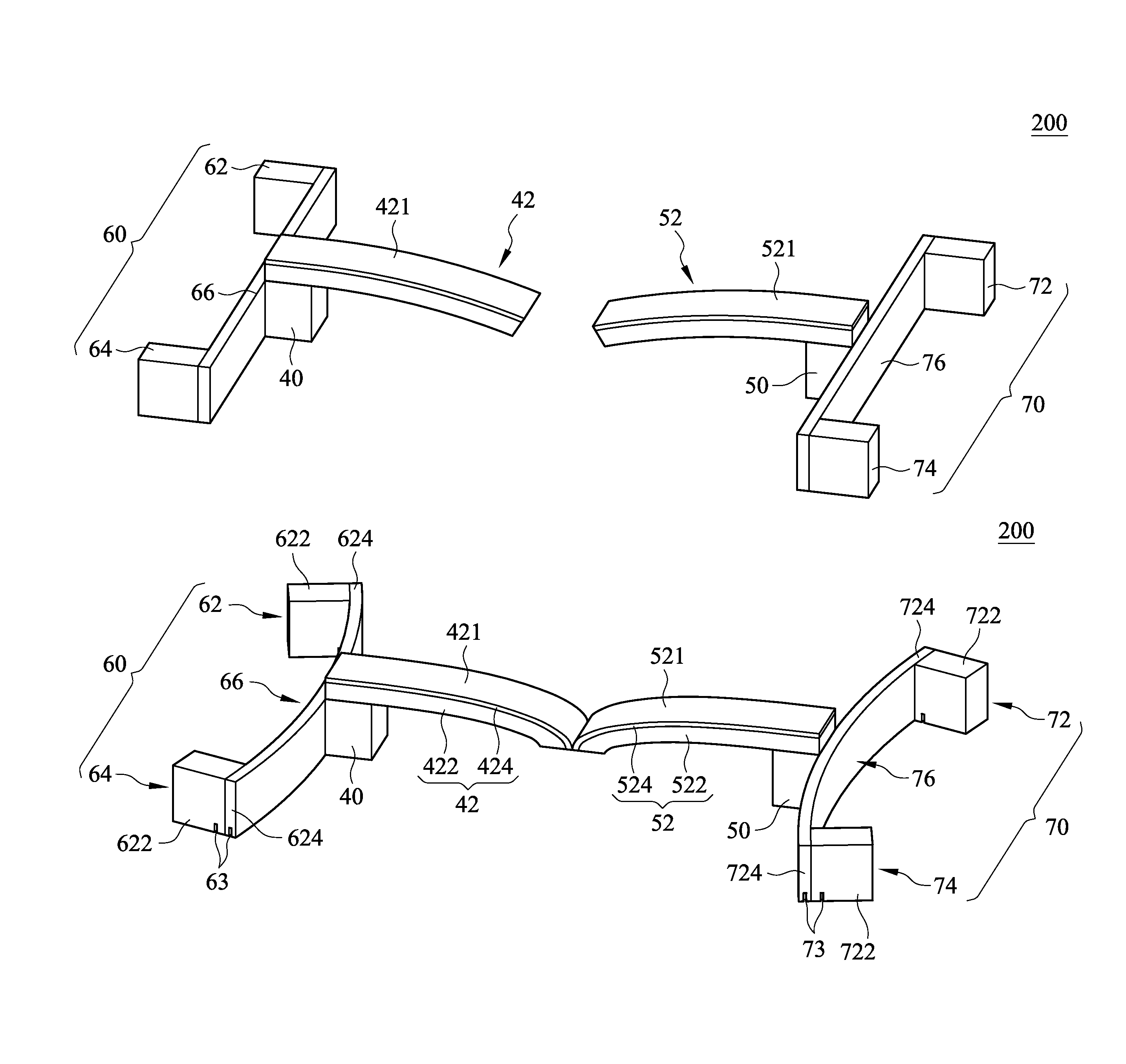 CMOS-MEMS switch structure