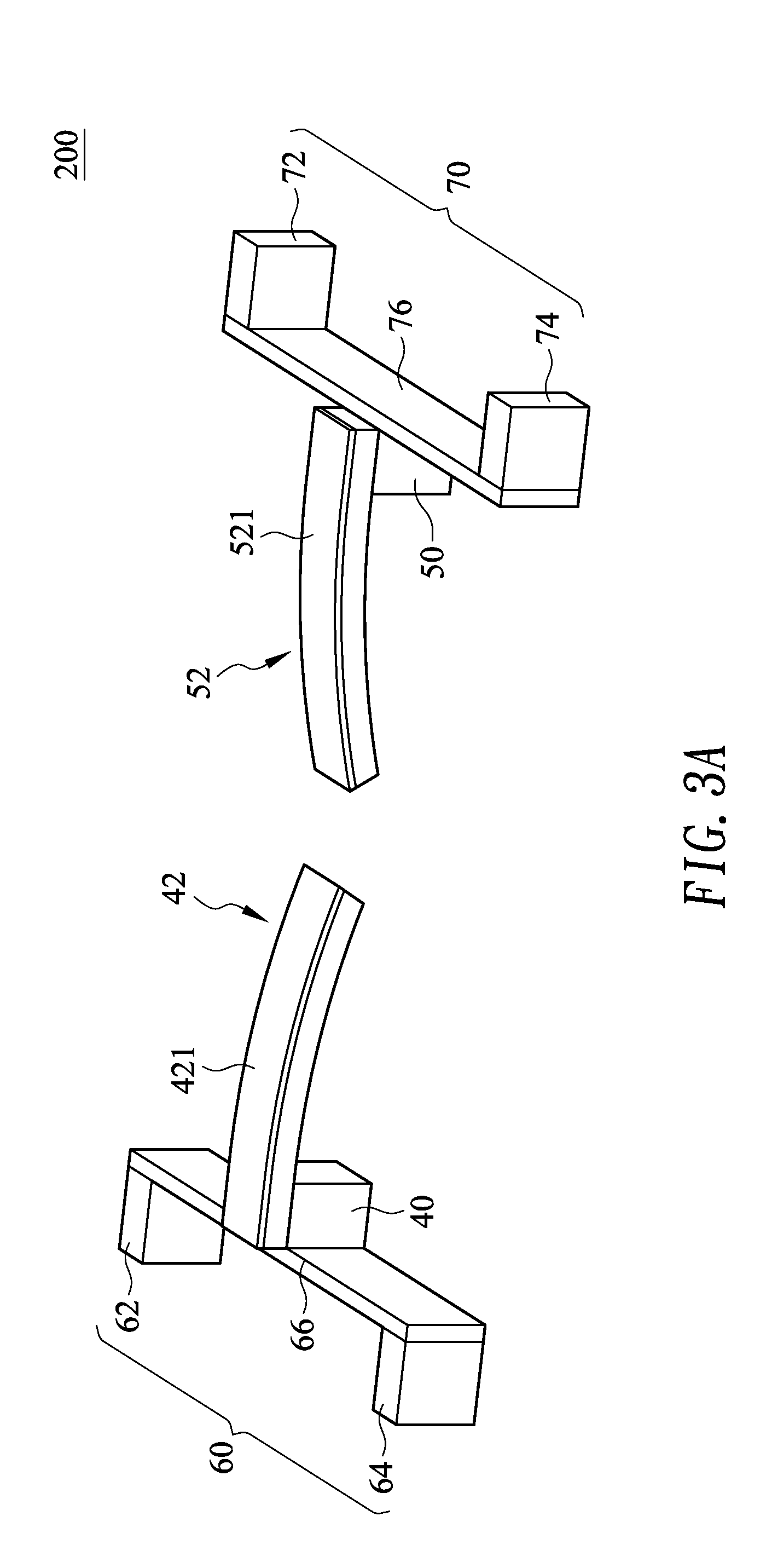 CMOS-MEMS switch structure