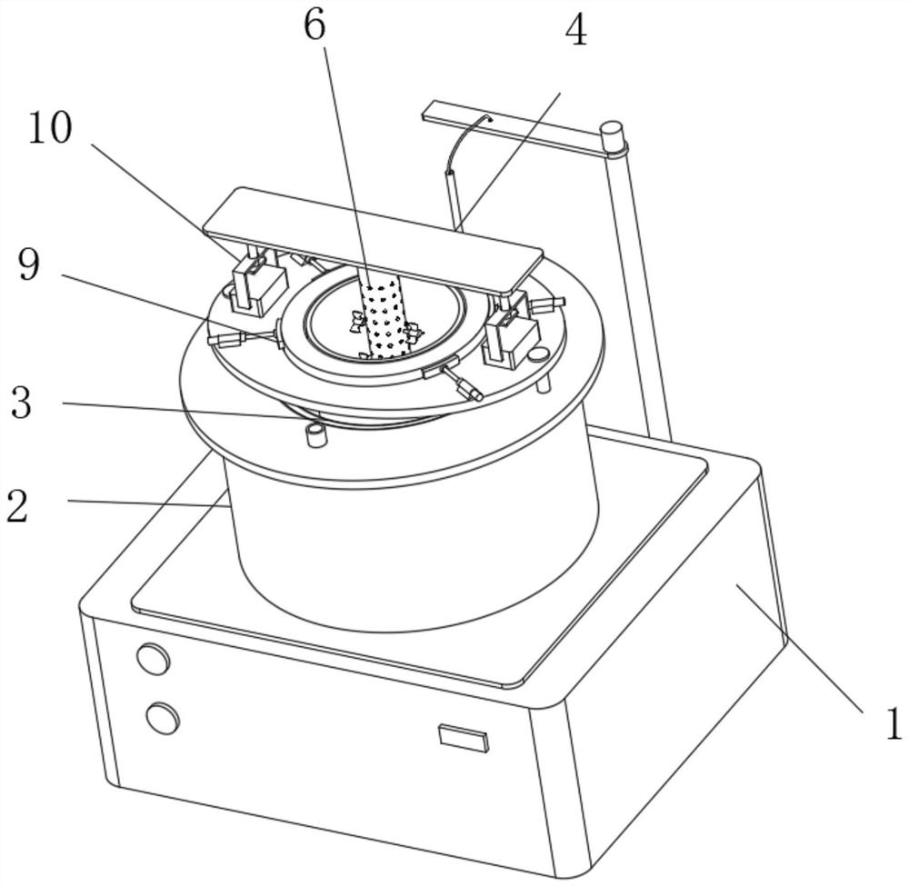 Magnetic stirring device for drug analysis