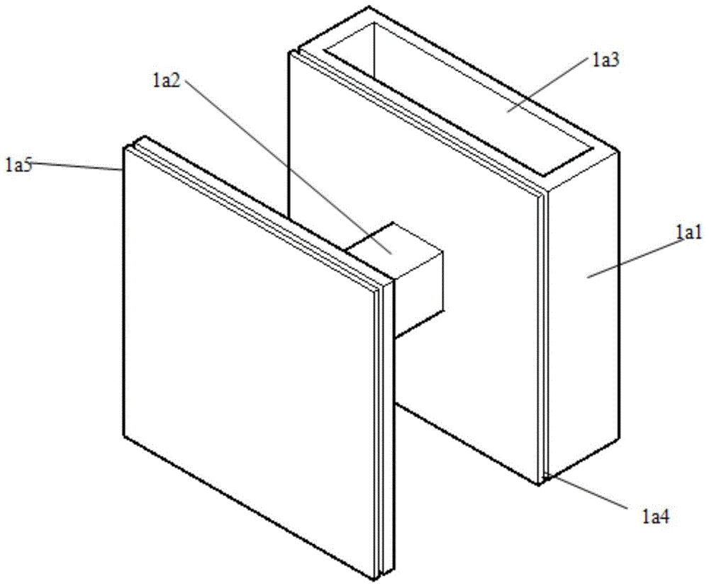 Assembling type heat preservation shear wall structure system and construction process