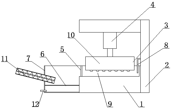 Concrete recycling device