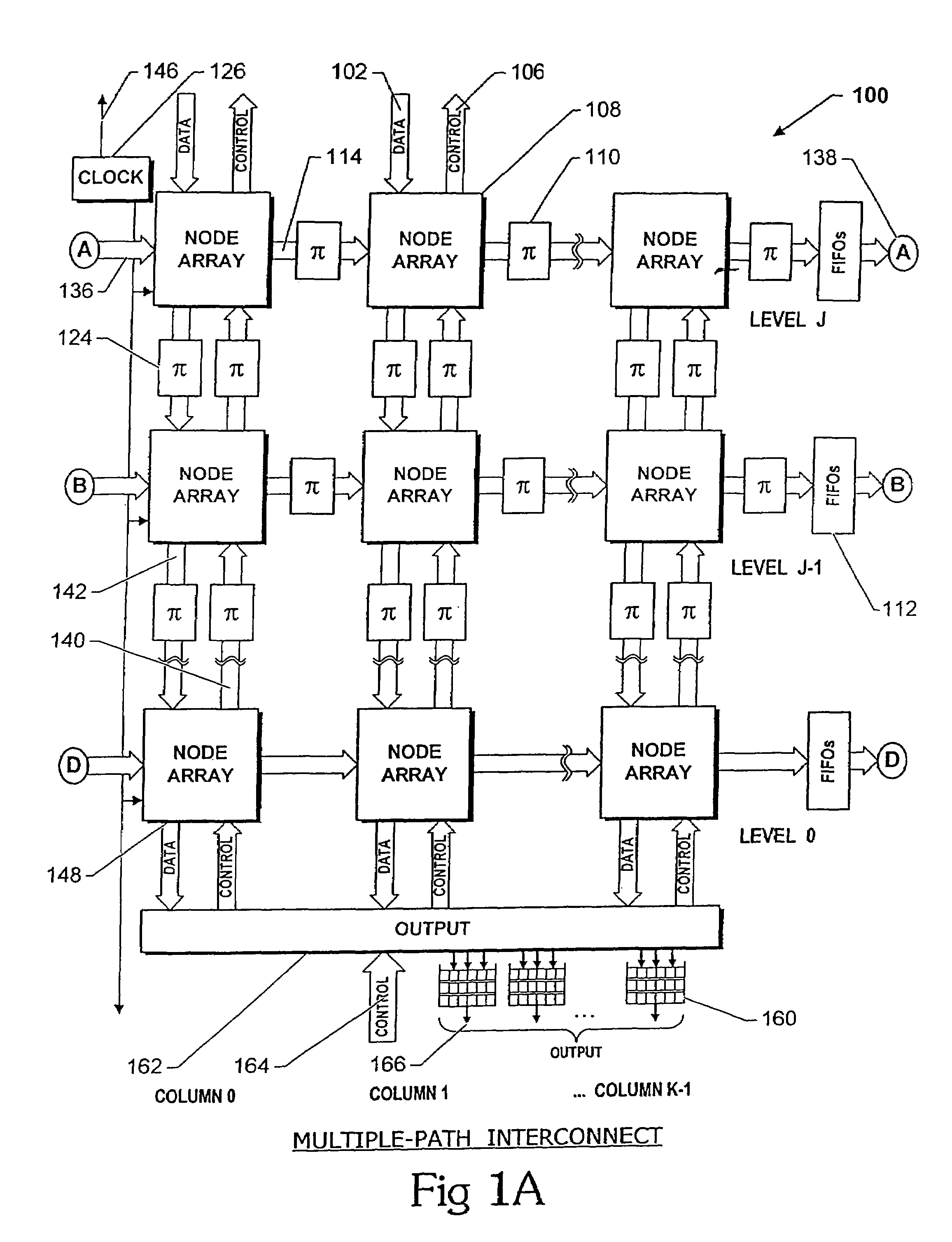 Multiple-path wormhole interconnect