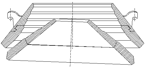 Two-component crushing wall and method of cone sand making machine with diameter less than 2000mm