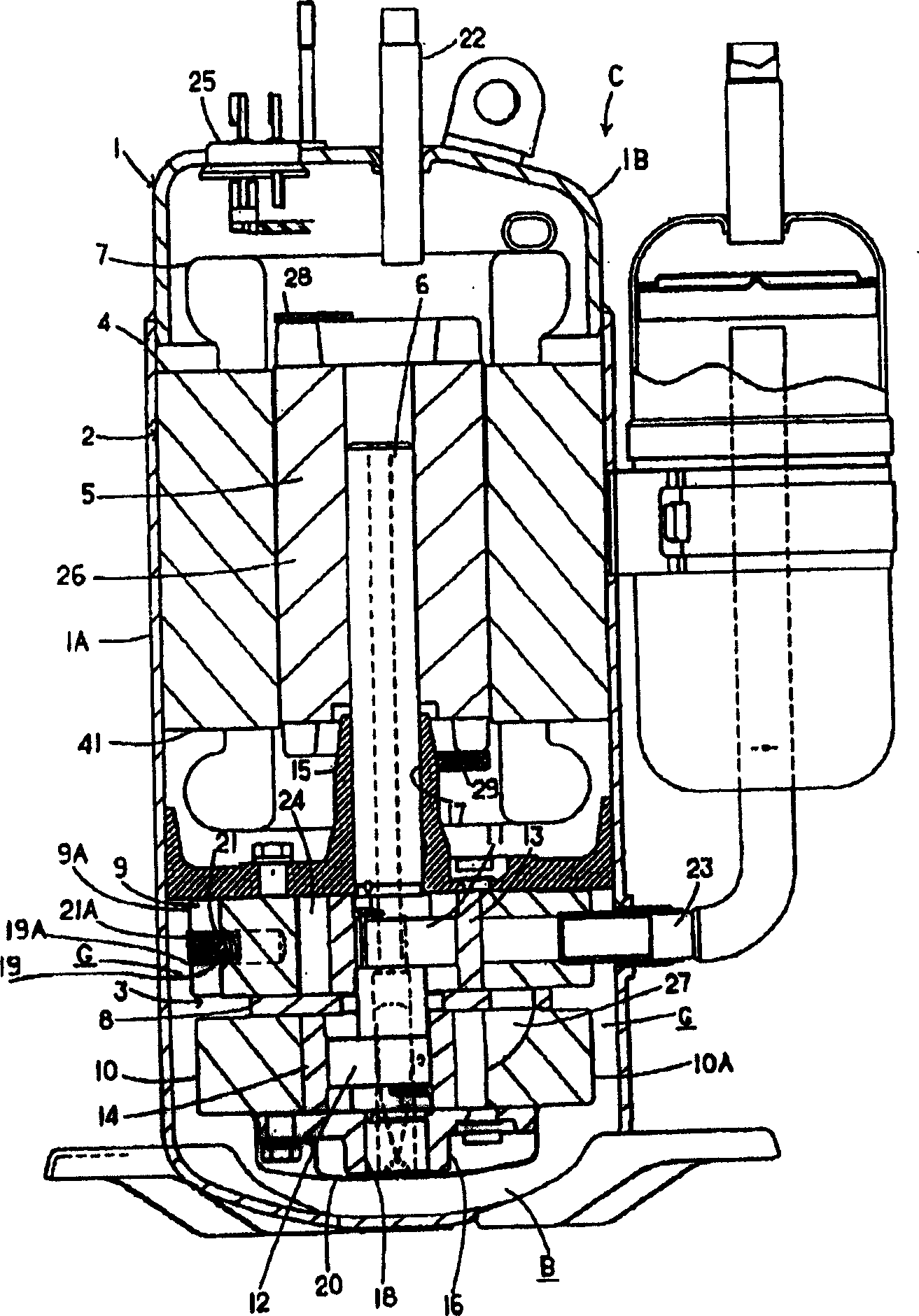 Multi-cylinder rotary compressor