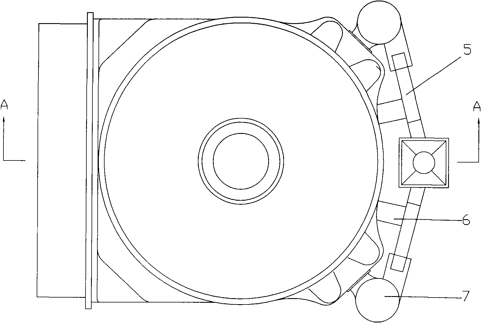 Method for casting as-cast high-tenacity cast iron bearing cover of locomotive