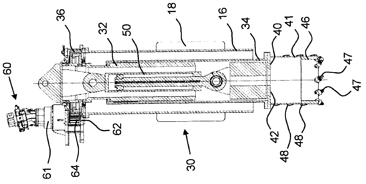 Underwater work assembly and method for anchoring the same