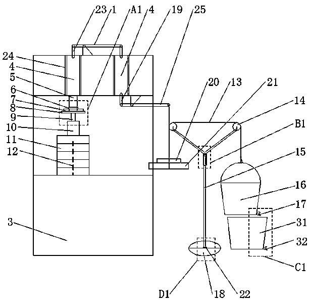 Device for perturbation effect and stepwise loading test of rock rheology