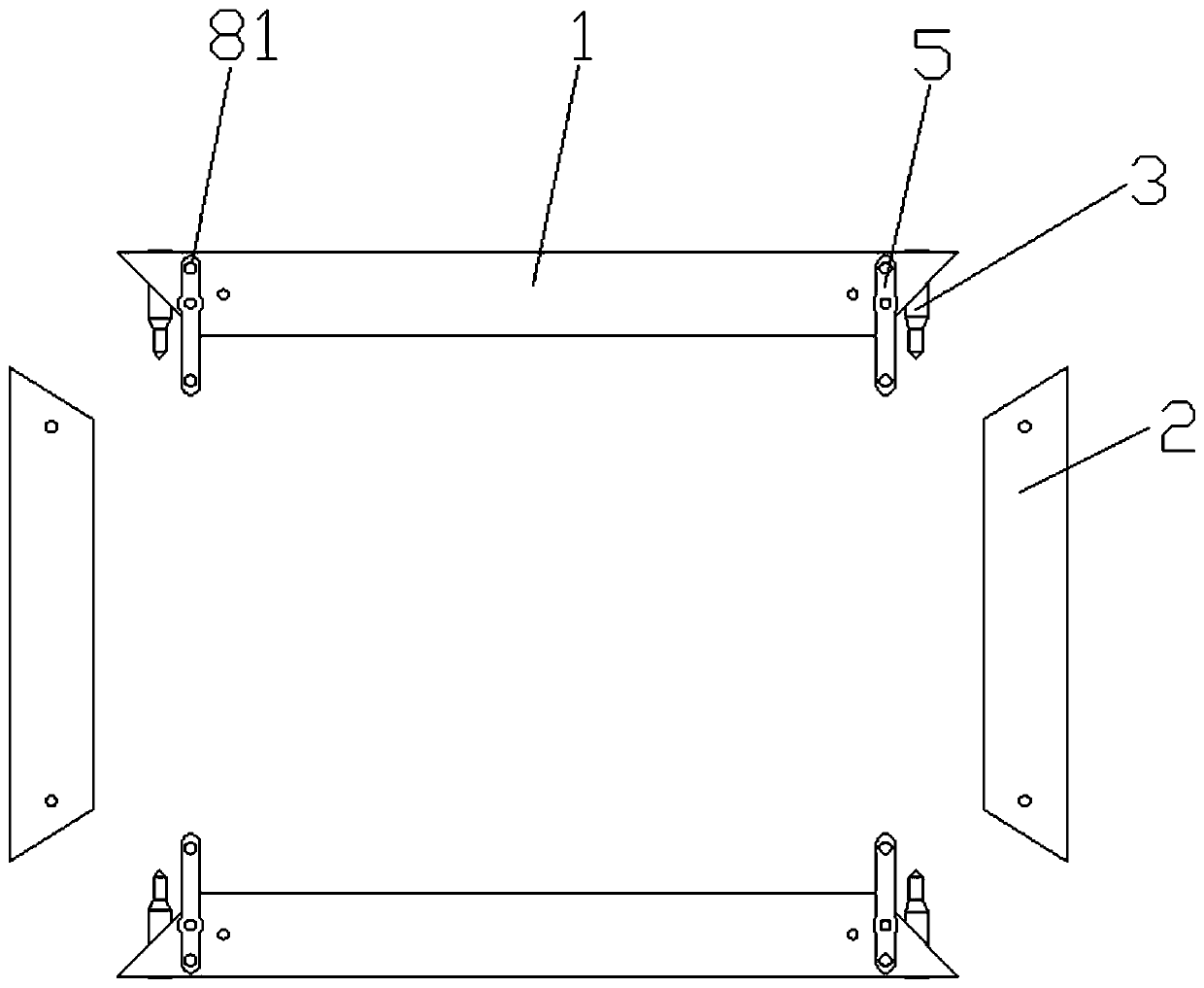 Aluminum alloy window frame convenient to assemble