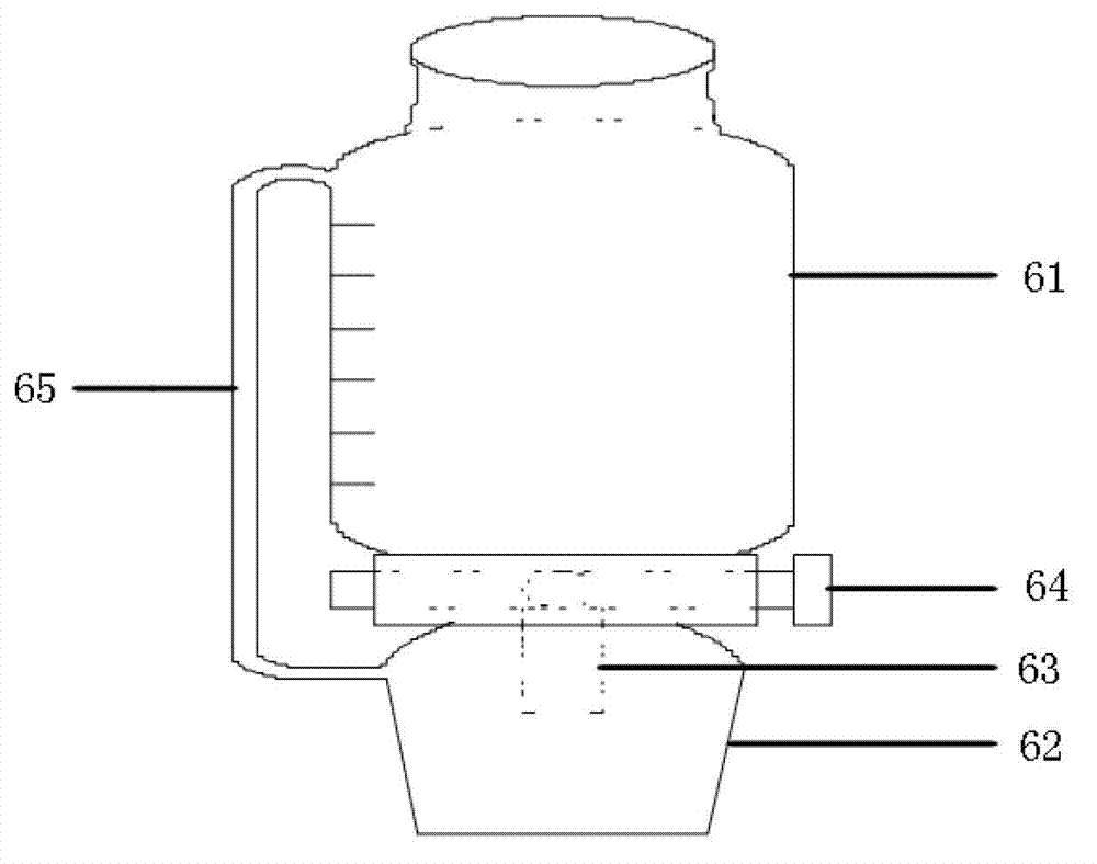 Constant-pressure inner loop acidification blowing absorption device