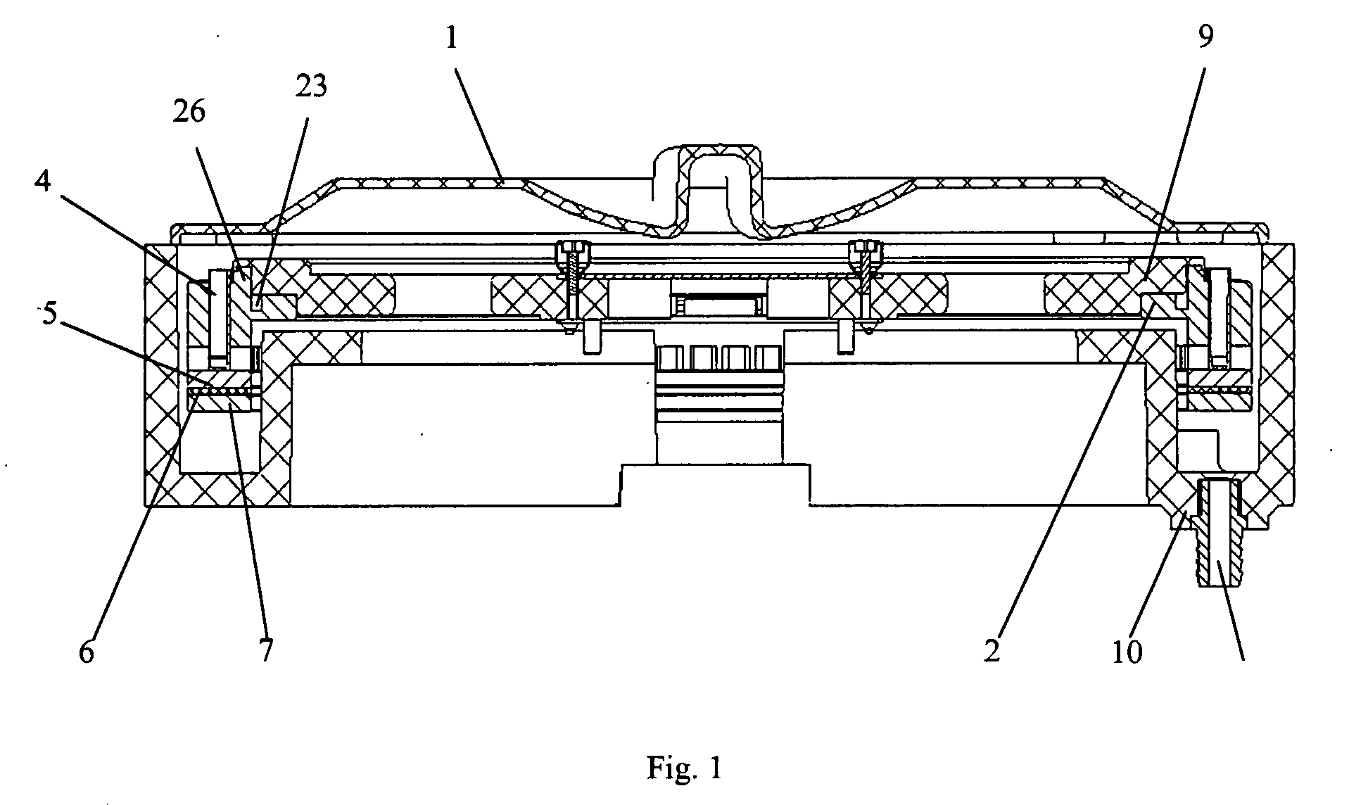 Solid-solid direct-heating reaction disc arrangement