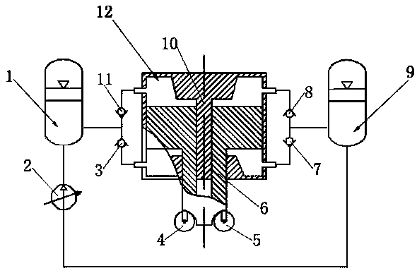 Welding-with-trailing impact rolling welded seam shaping device for welded joint