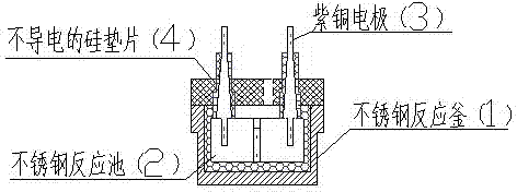 A device for electrohydrogenating soybean oil in a supercritical CO2 state