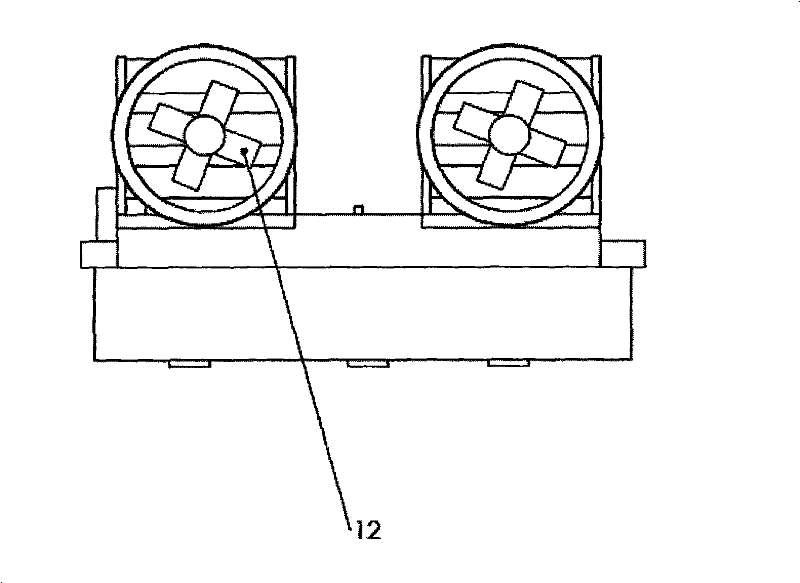 Wall mobile robot based on air lift