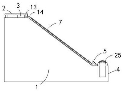 Slope protection reinforcing device for water conservancy project