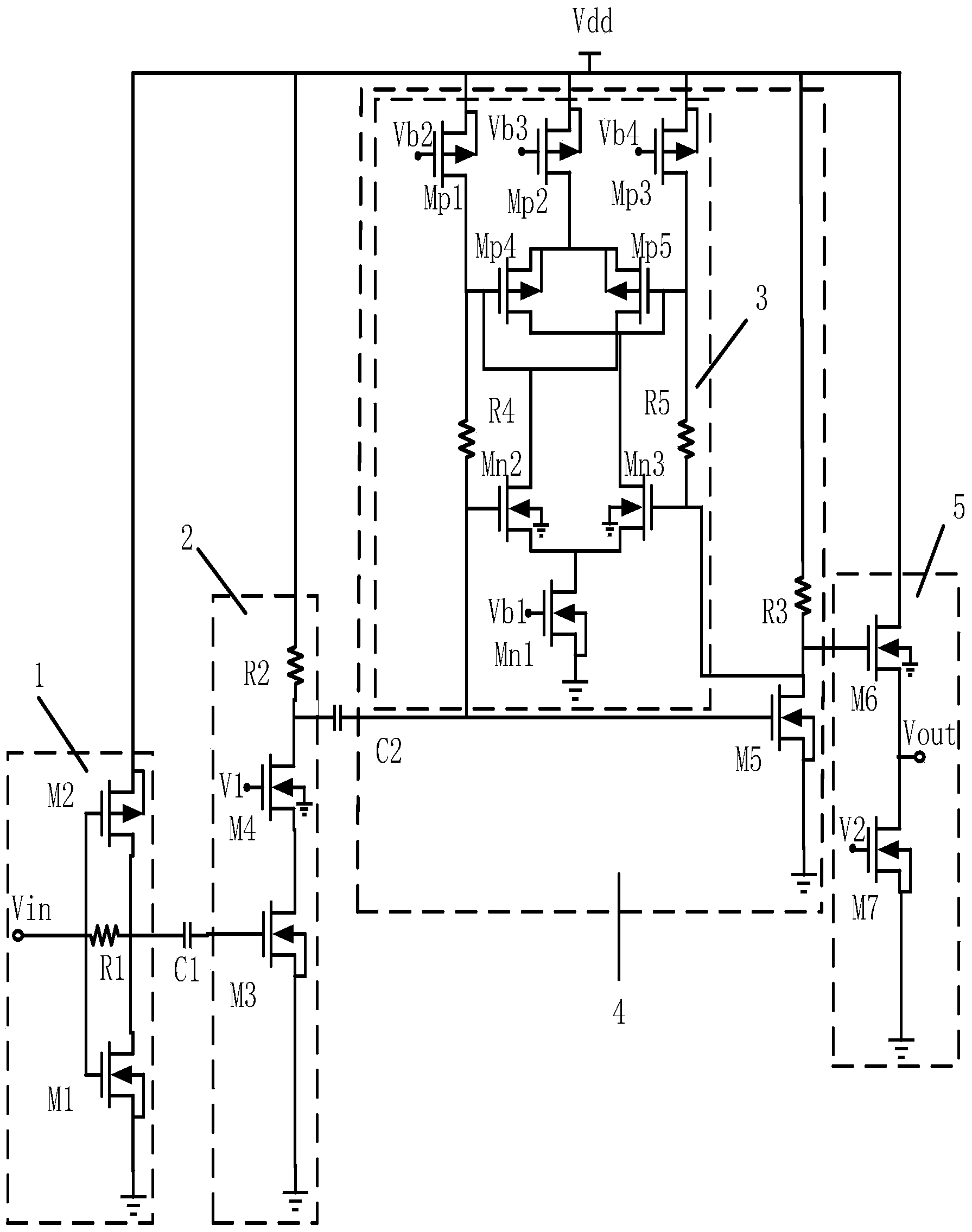 Reconfigurable ultra-broadband low noise amplifier with active inductor