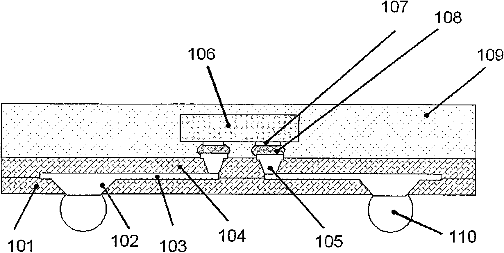 Wafer level fan-out chip packaging method