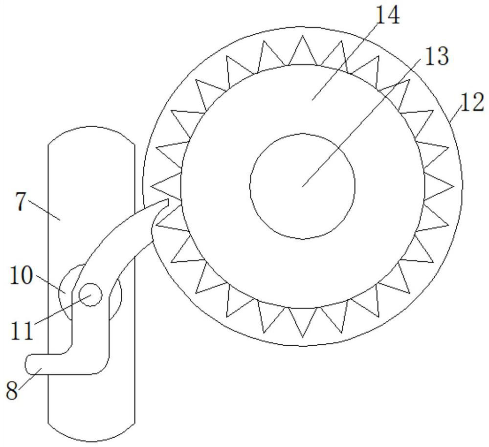 Distribution box door opening and closing mechanism based on alternating-current distribution device