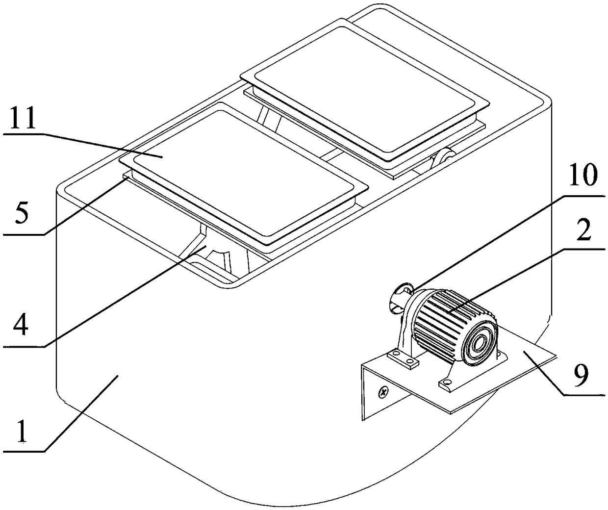 Meal storage mechanism used for meal delivery robot