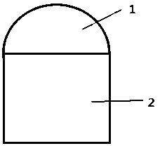 A tapered wound dressing