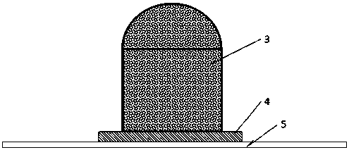 A tapered wound dressing