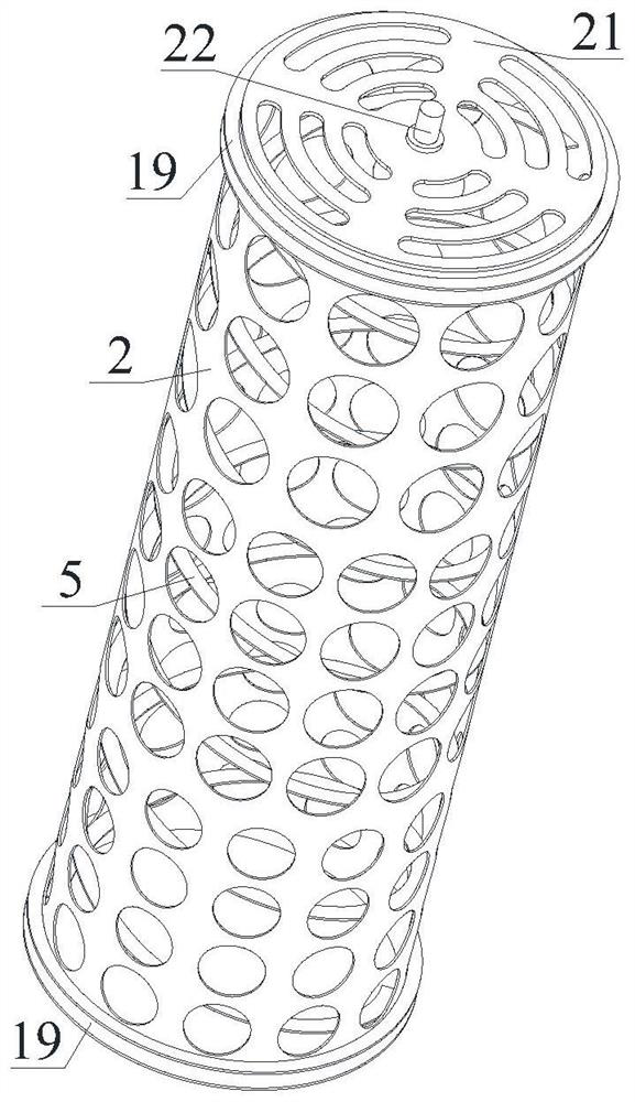 Mine material sorting device