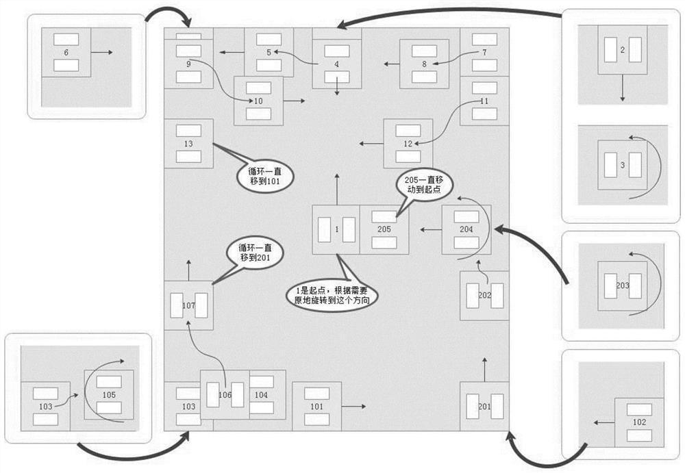 Full coverage path method, device and equipment based on crawler-type window cleaning robot