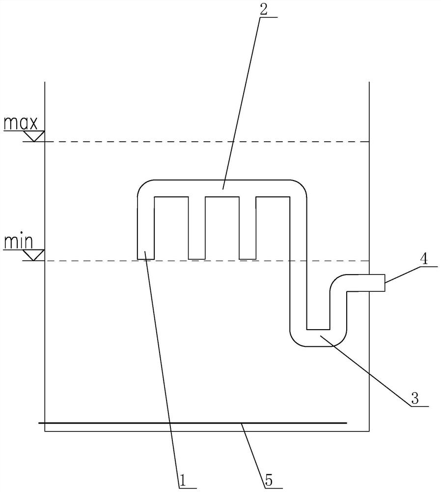 Unpowered fixed-water-level automatic drainer and drainage method thereof