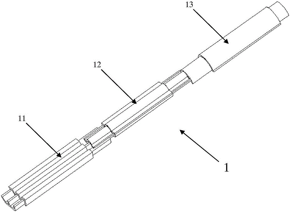 Special-shaped cable and preparation method thereof