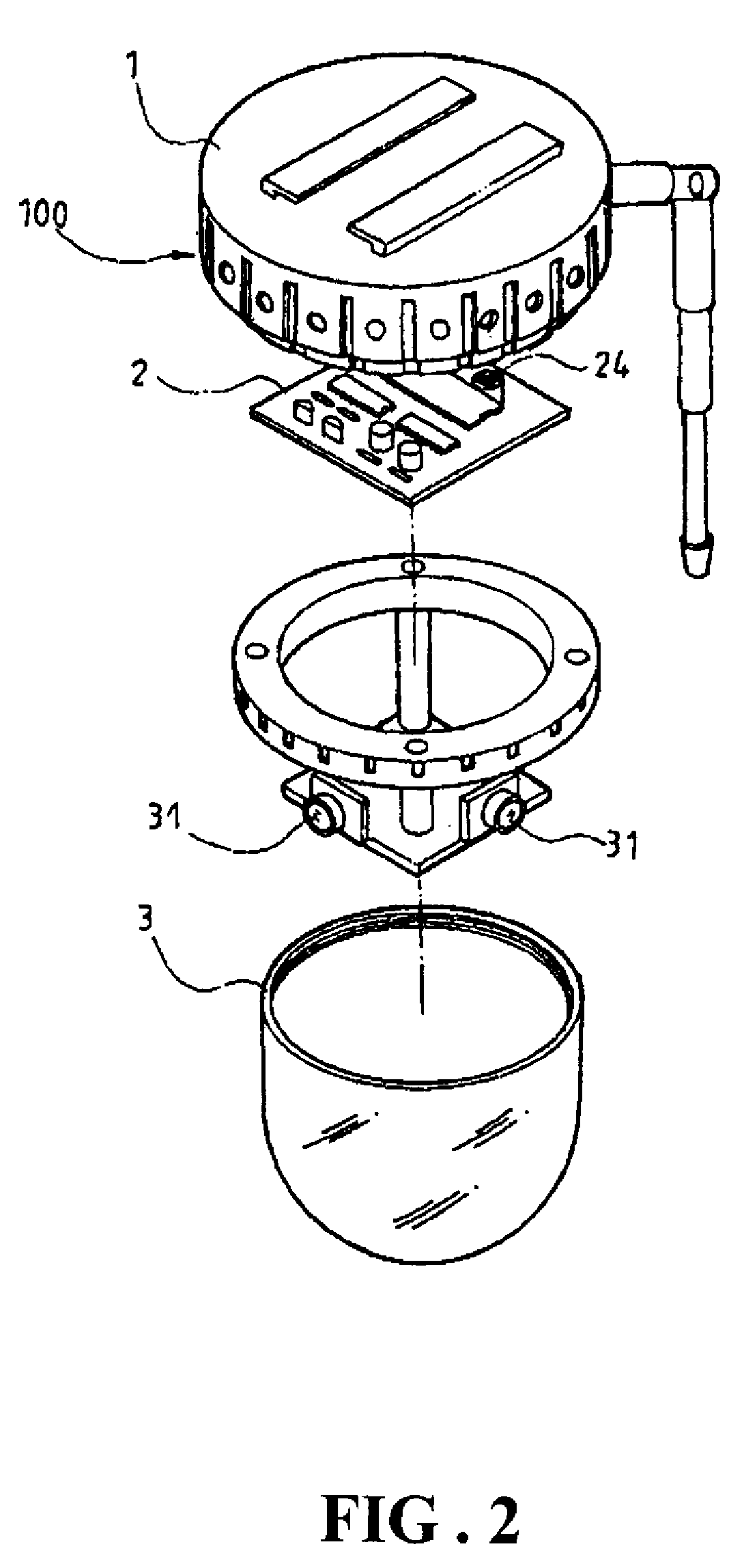 Fire alarming device