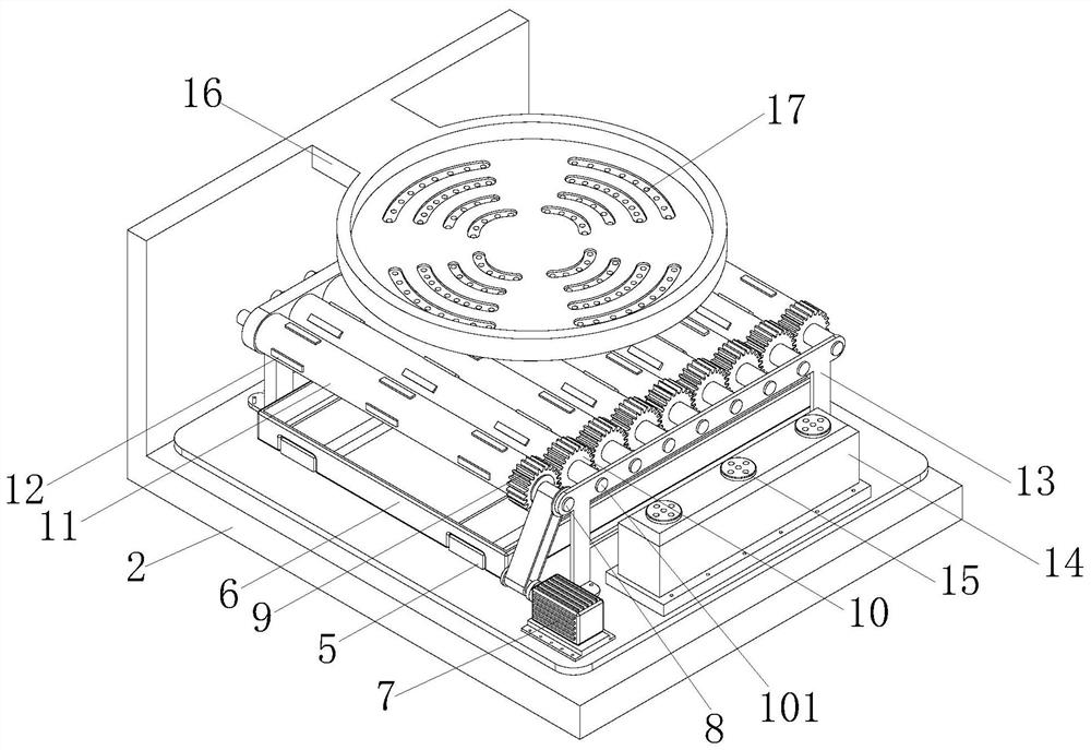 Pickling processing device for reducing harmful substance formation in ham production