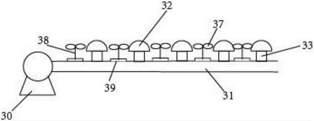 Sewage sludge separation and purification device