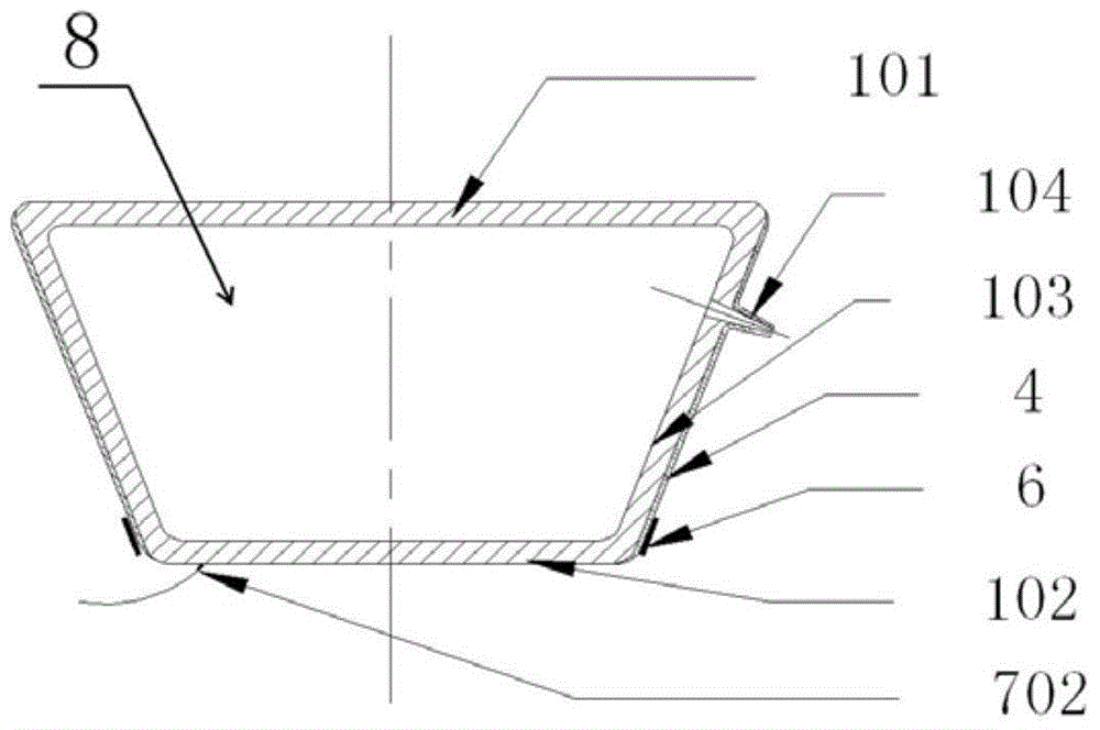 Vacuum glass high-low-temperature observation window device having temperature compensation function