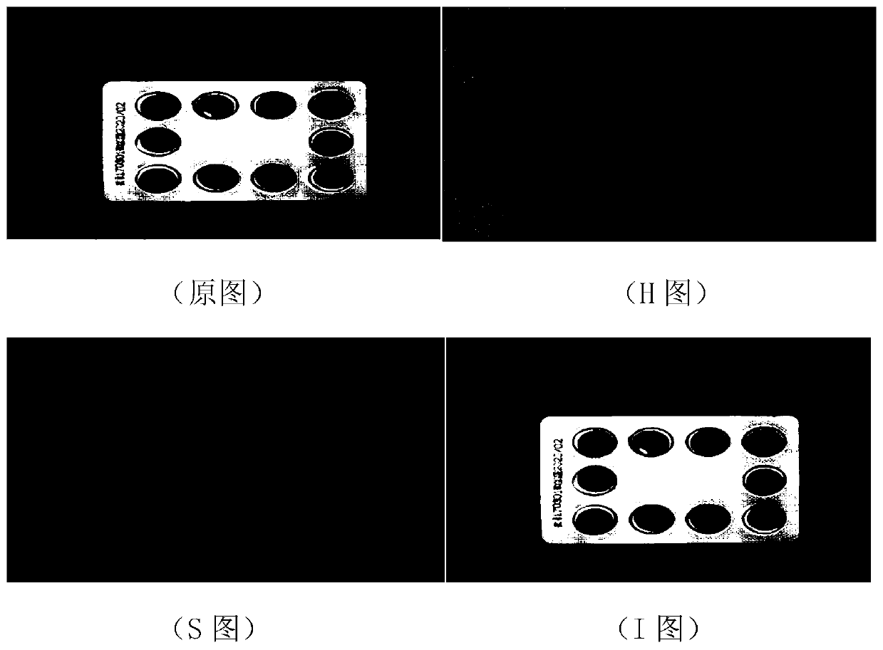 Method for detecting surface defects of anti-inflammatory drug granules