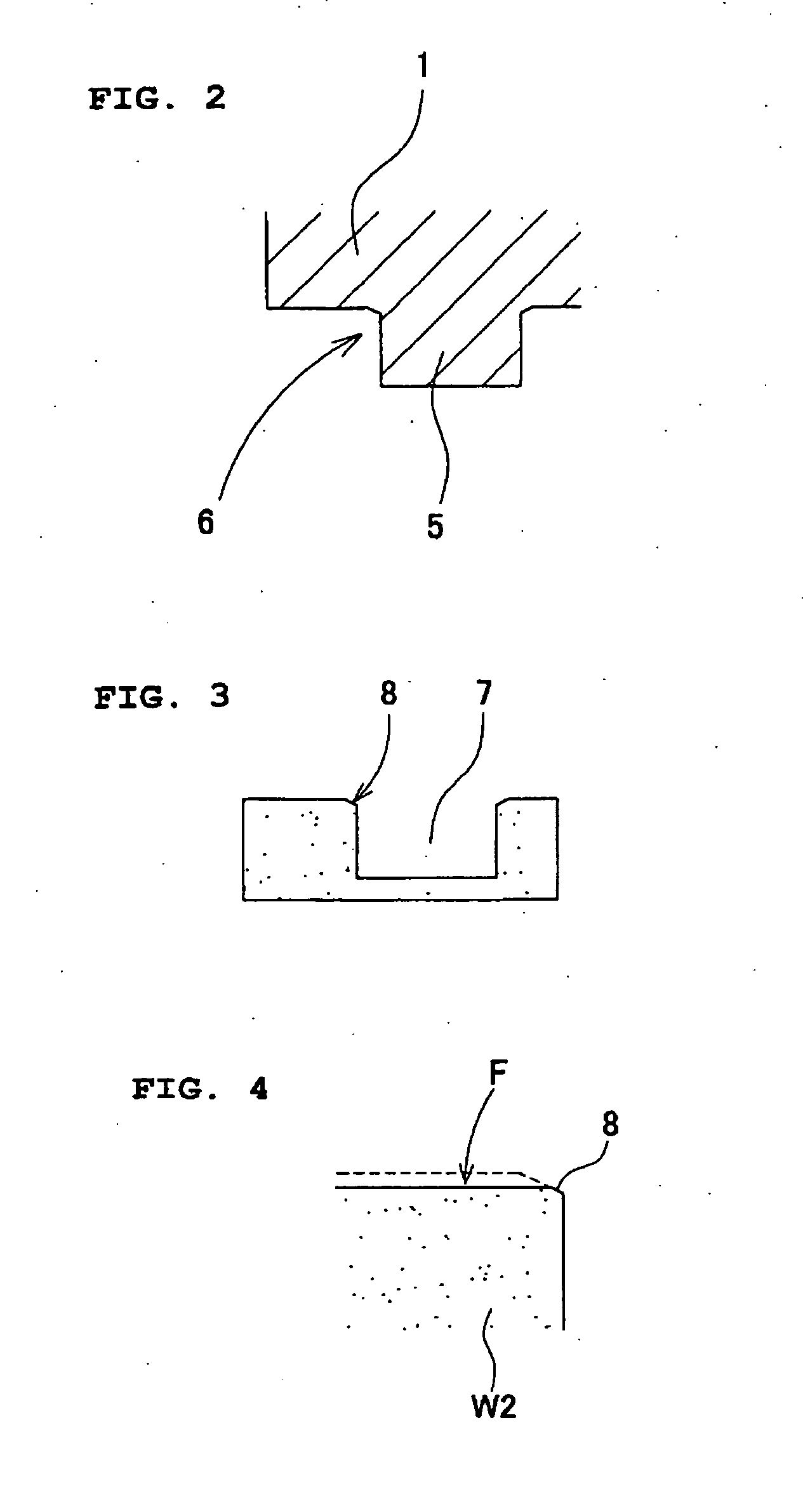 Chamfering method, forging device used in the chamfering method, and chamfered product