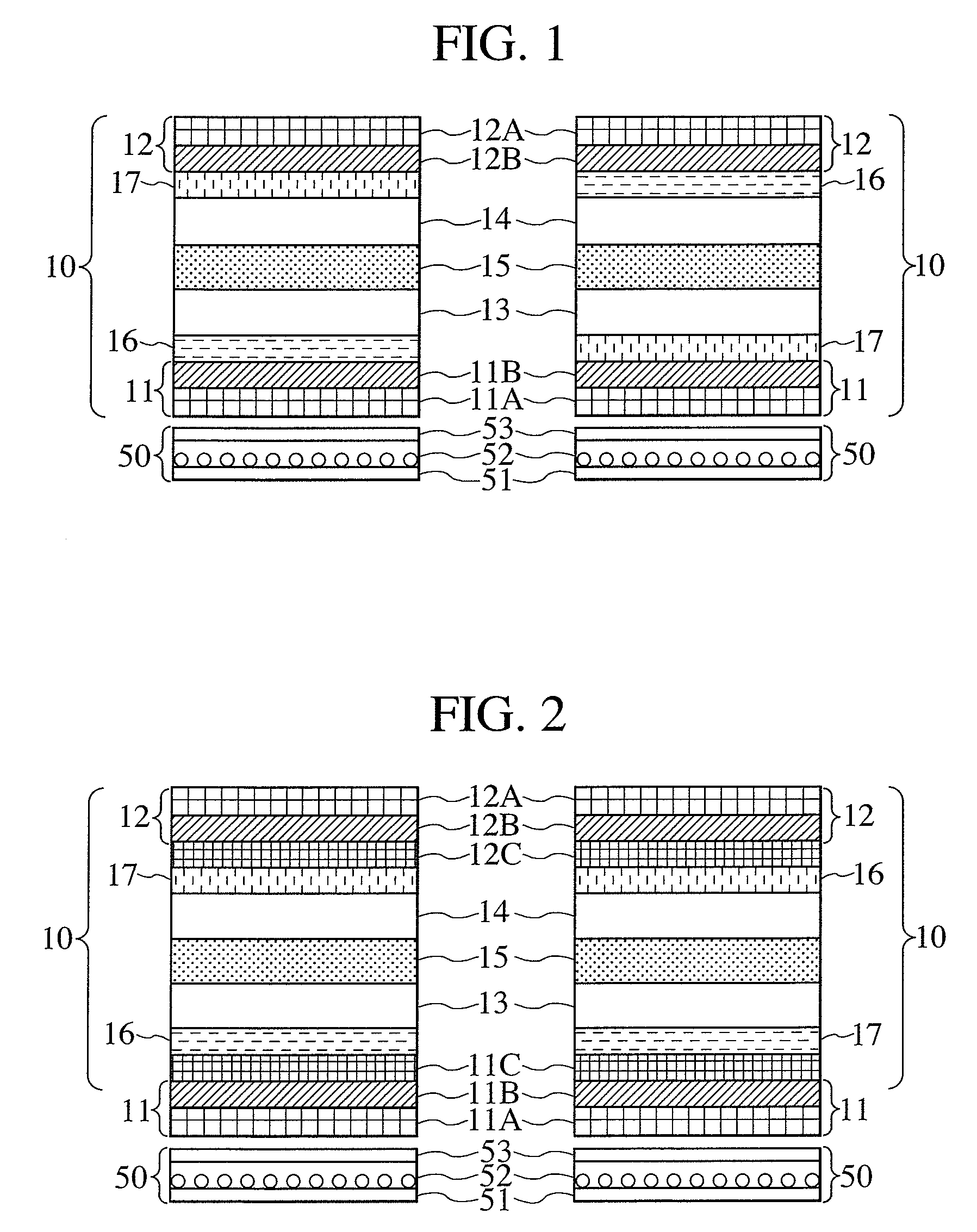 Liquid crystal display device comprising a first optical compensating member disposed without a birefringent medium sandwiched between the liquid crystal layer and the first optical compensating member