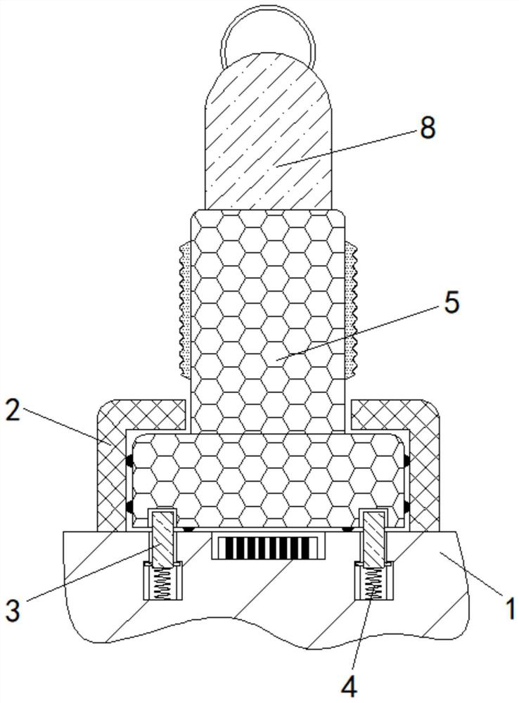 Data storage device capable of of avoiding loosening of connecting port after multiple times of plugging and unplugging