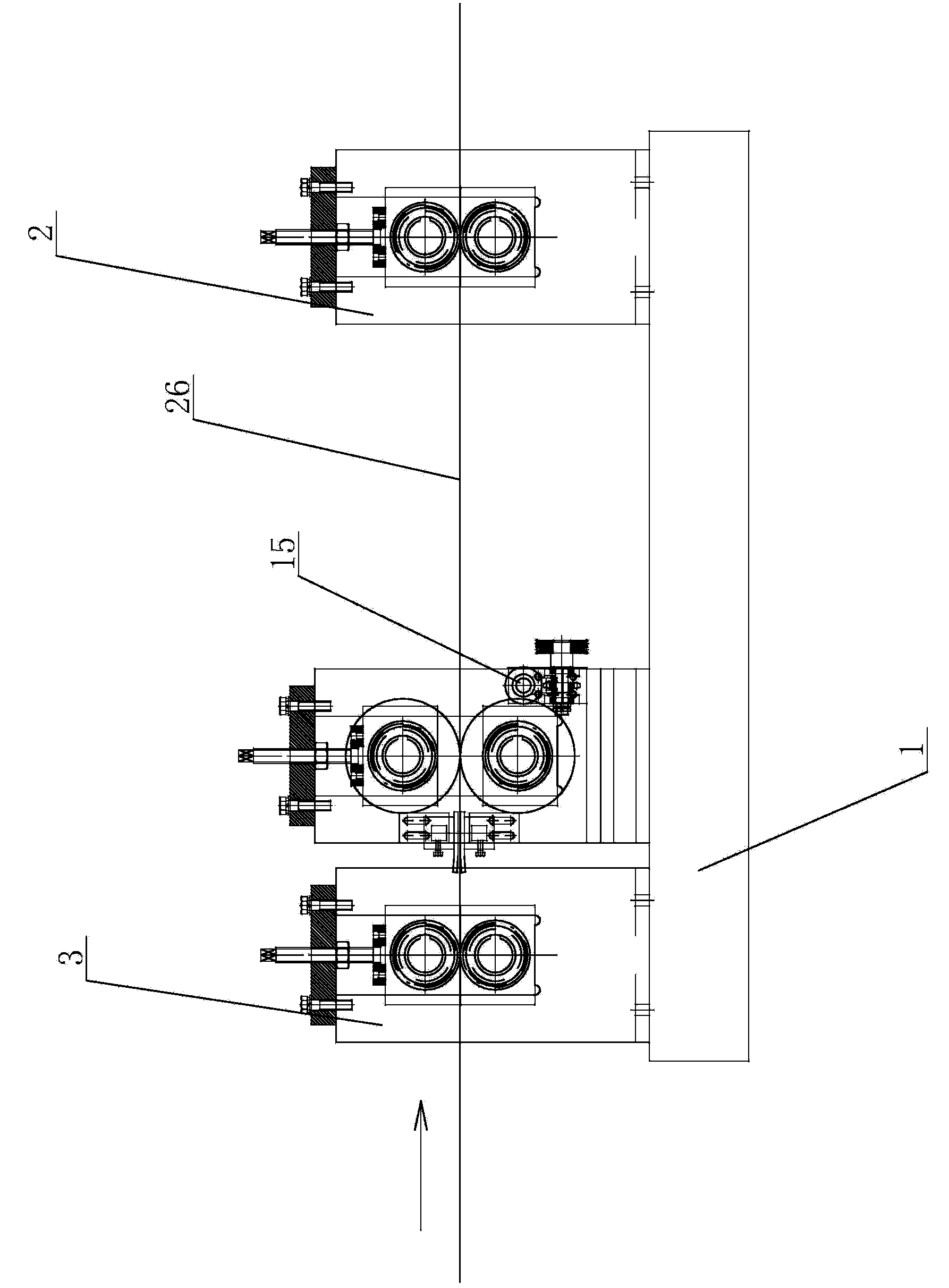 Automatic division slitting mechanism