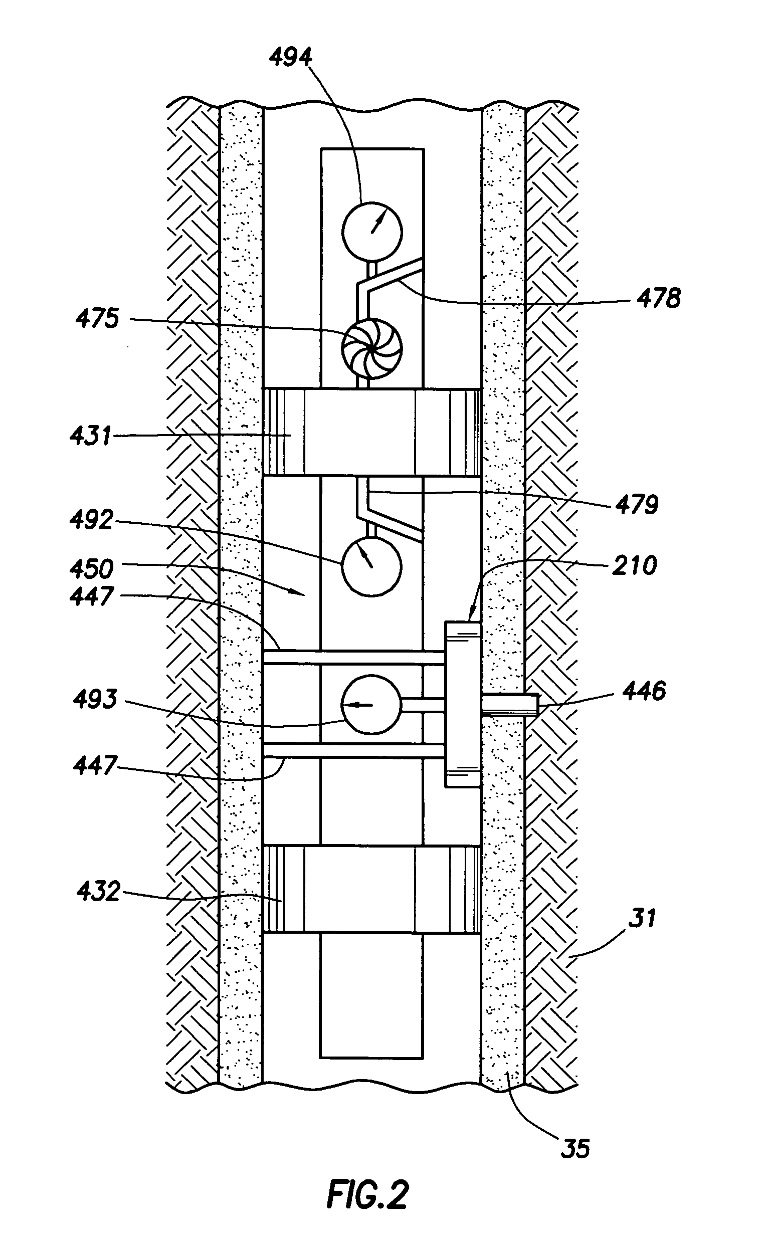 Method for determining pressure of earth formations