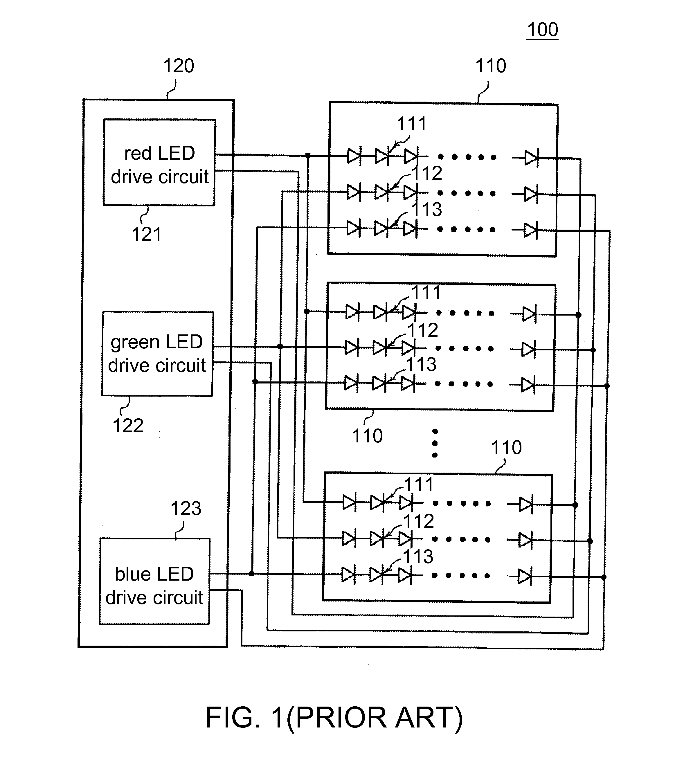 Control circuit and method for backlight sources, and image display apparatus and lighting apparatus using the same