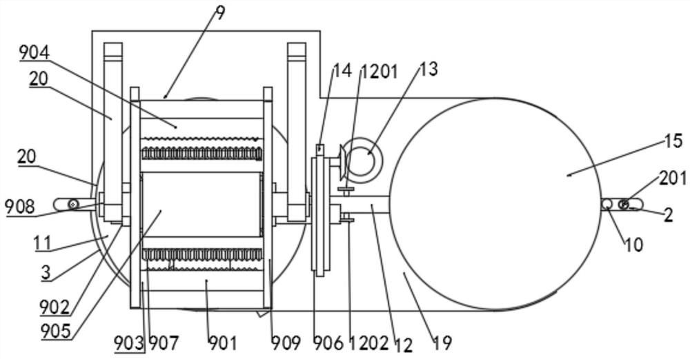 Building coating ramming machine