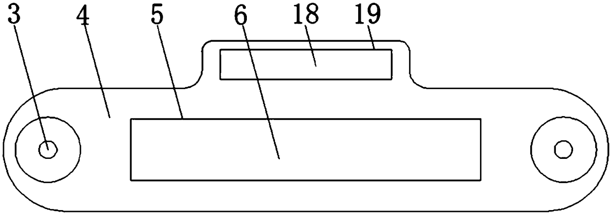 Temporary stopping plate with a fixed suction cup