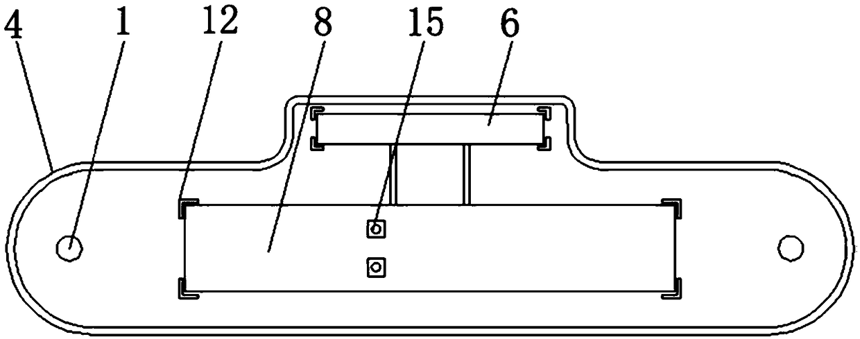 Temporary stopping plate with a fixed suction cup